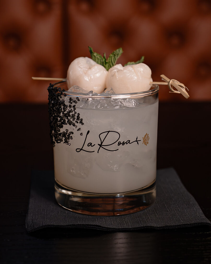 La Rosa Margarita in signature glass
